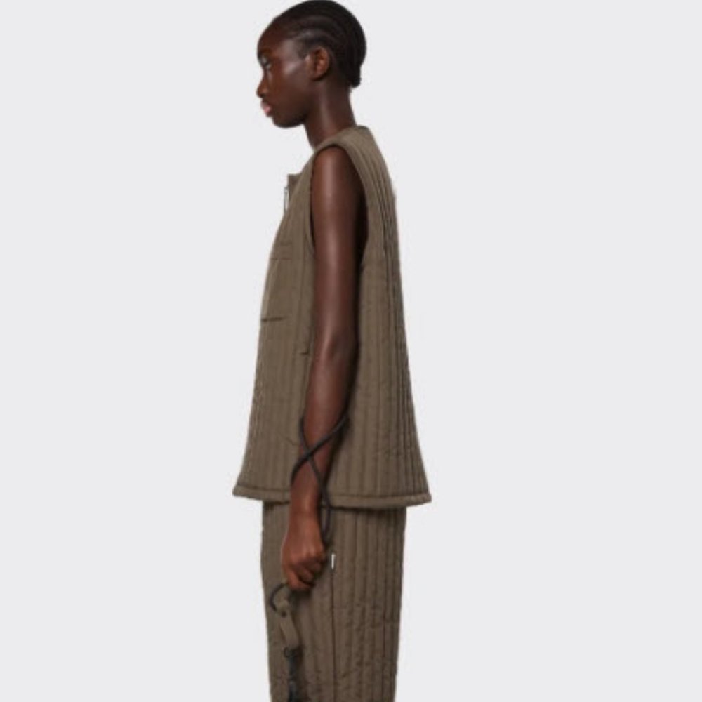 NWT Rains Liner Vest Wood Color Size XL